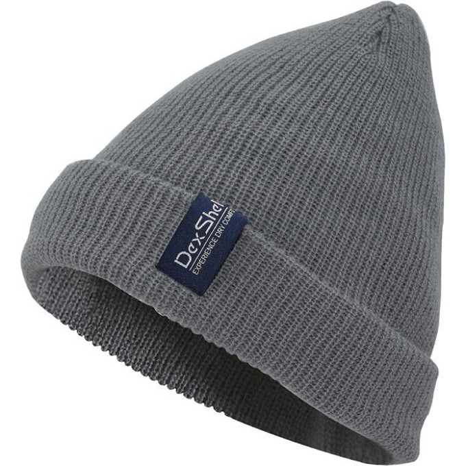 Шапка водонепроницаемая DEXSHELL Watch Beanie DH322GRY серый, one size