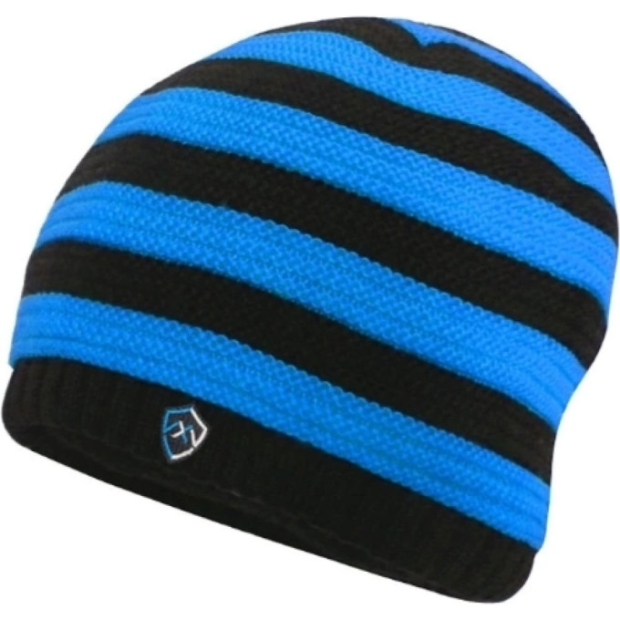 Детская водонепроницаемая шапка DEXSHELL Children Beanie Stripe, DH552BU синяя