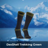 Комплект DEXSHELL носки Trekking Green DS636 + перчатки Drylite DG9946BLK