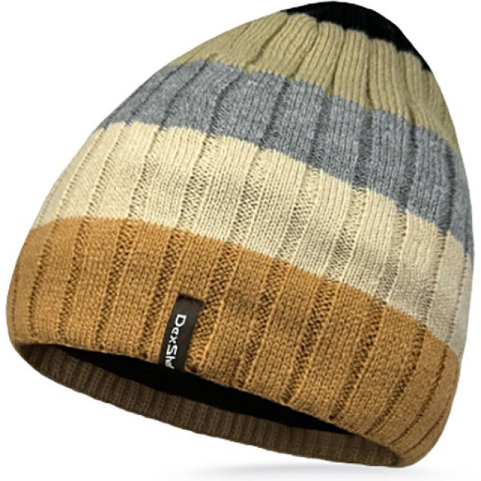 Водонепроницаемая шапка DEXSHELL BEANIE GRADIENT 2.0 терракотовый/бежевый/градиент S/M (56-58 см)