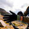 Водонепроницаемые перчатки DEXSHELL ULTRA THIN RUNNING GLOVES черный/серый/зеленый S
